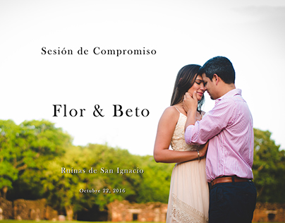 Sesión de Compromiso - Flor & Beto