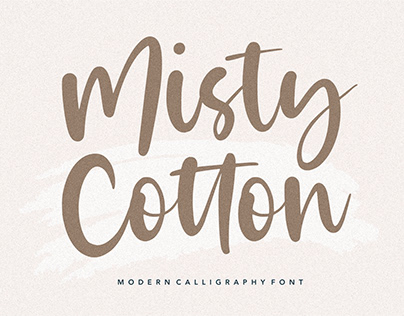 FONT | Misty Black Modern Calliraphy