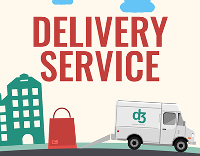 Logistics Company Delivery Promo Template
