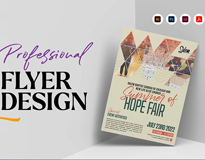 Flyer design professional sale sheet and business.