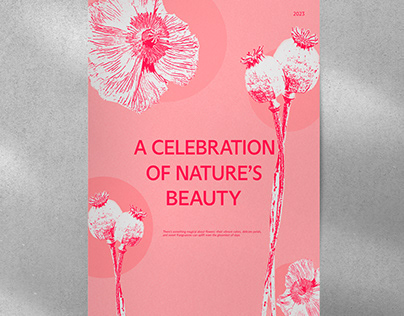 Poppy flower Poster