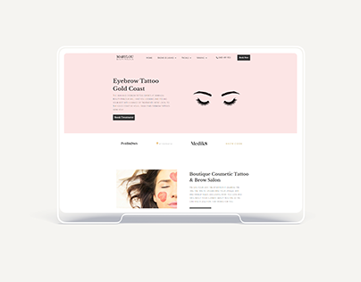 Beauty Salon Website: Design + Writing + Strategy + SEO