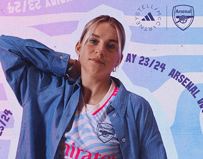 Project thumbnail - ARSENAL WOMEN'S TEAM AWAY 23/24 Kit Visuals for Adidas