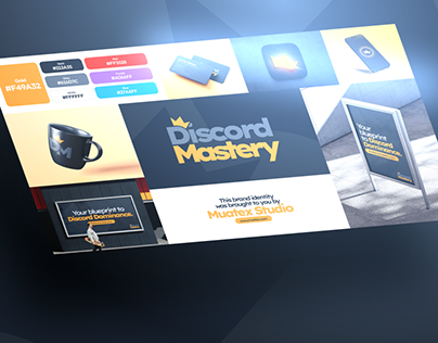 Project thumbnail - The Discord Mastery | Brand Visual Identity Case Study