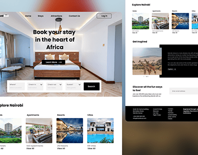 Landing Page for an Accommodation Booking Site