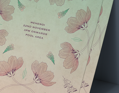 Botanical Wedding Invite