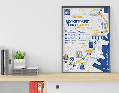 Bookstores Tour Algiers edition - map