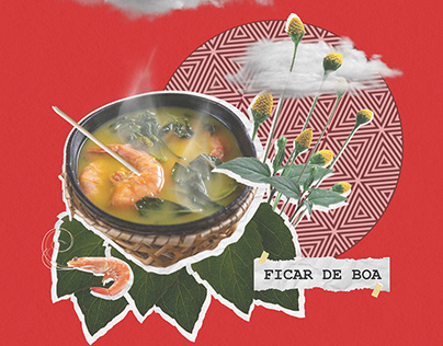 Colagem Digital - Culinária Brasileira