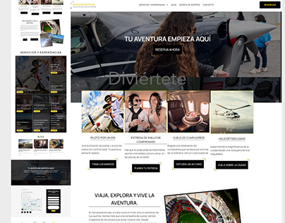 Project thumbnail - Aeroexperiencias/Wordpress