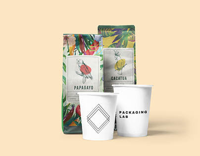 Coffee Packaging design and mock-ups