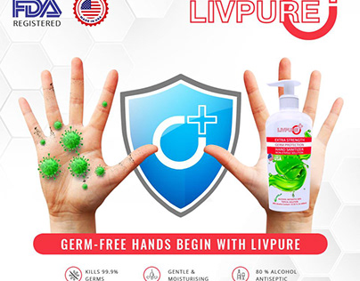 Livpure Instant Hand Sanitizer -USA