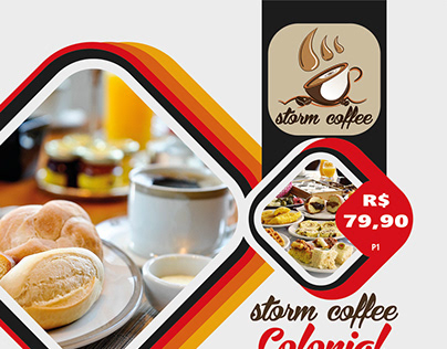 Flyer Storm Caffe