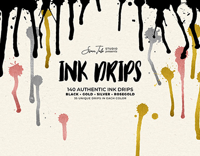 Ink Drips Set