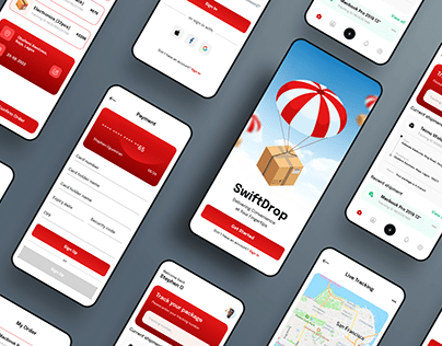 Package Delivery Mobile UI App