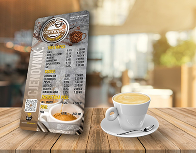 caffe menu design