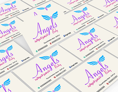 angels baby card