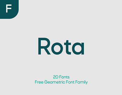 ROTA - FREE SANS SERIF FONT FAMILY