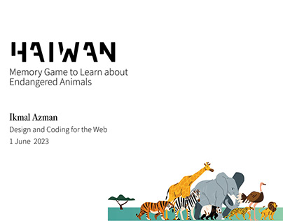 Design & Development Process - Haiwan (Memory Game)