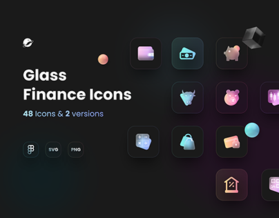 Glass Finance Icons