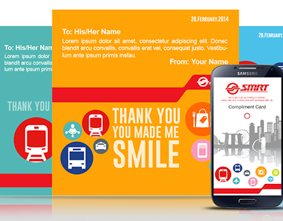 SMRT Compliment Card App