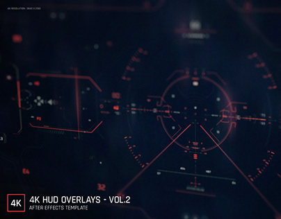 4K HUD Overlays - Volume 2