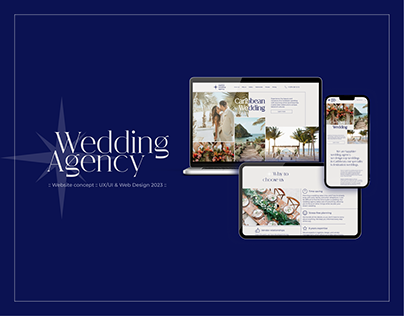 UX/UI Design :: Landing page for a wedding agency