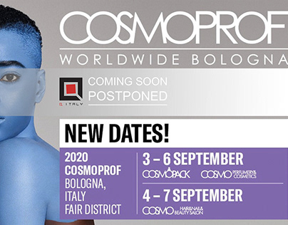 New exhibition space design for QItaly @ COSMOPROF 2020