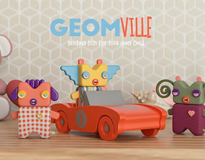 Geomville - The virtual designer toy project