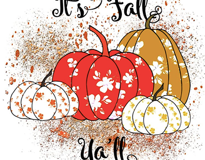 It’s fall y’all sublimation pumkin Png