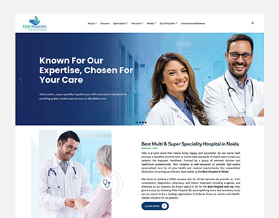 Website Revamp Case Study (Felix Hospital)