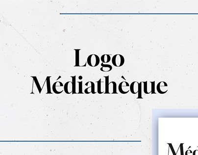 Logo Médiathèque - Projet fictif