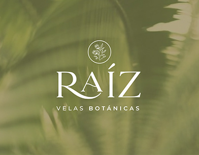 Branding RAÍZ - Velas botánicas