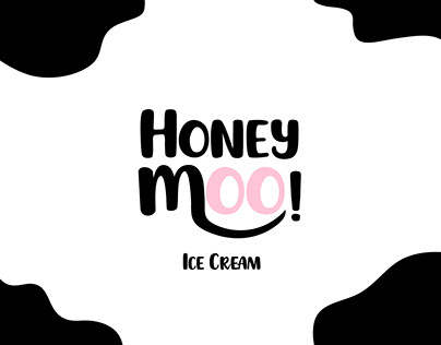 Honey MOO! - Projeto Sorveteria. Ice Cream Shop Brand.