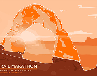 Moab Marathon: Illustrations and Swag Design