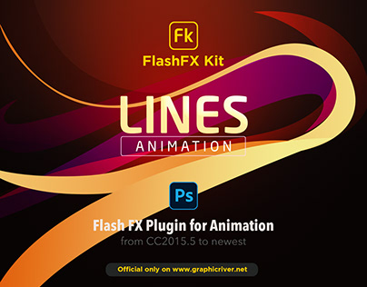 FlashFX Kit Lines Animations for Photoshop