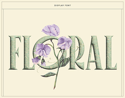 Display font – Floral