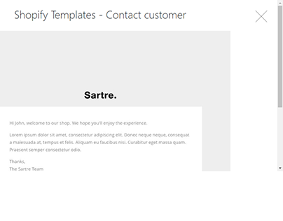 shopify template