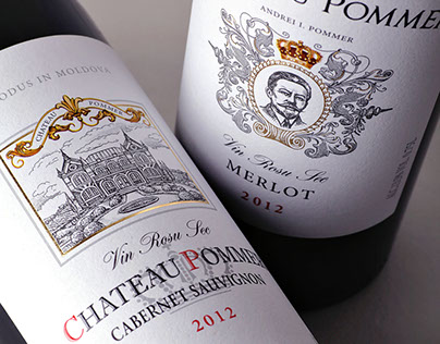Wine design Chateau Pommer/Дизайн вина Chateau Pommer
