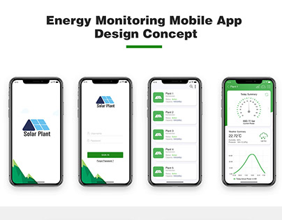 Energy Monitoring App Design