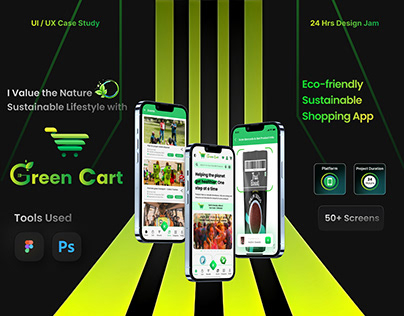 Green Cart | Eco-friendly Sustainable Shopping App Case