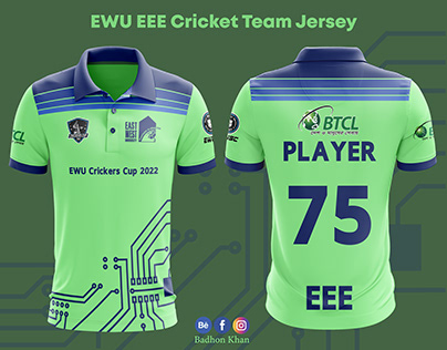 EEECC Cricket Jersey & Squad poster design