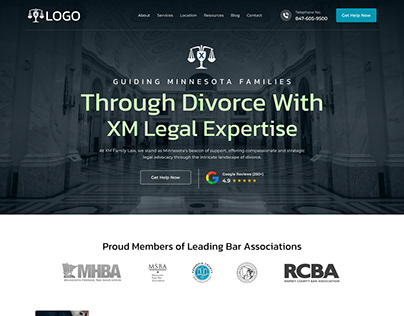 Law Website Homepage Re-Design