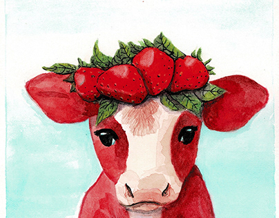 Strawberry Cow