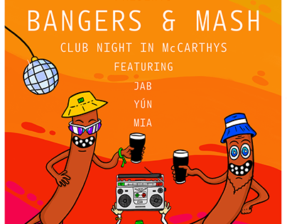 Dingle Food Festival : Bangers & Mash Club Night Poster