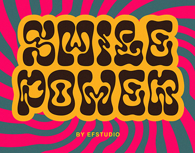 Smile Power | Psychedelic Font