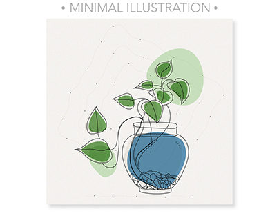 Minimal Illustration / Linear Design Artwork