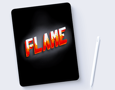 Flammable Lettering