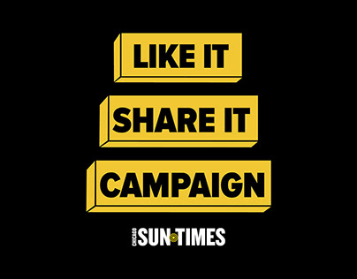 Like it / Share it proposed Chicago Transit Campaign