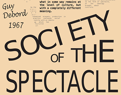 Society of the Spectacle - Poster Design