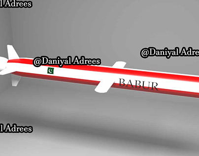 Babur Cruise Missile Pakistan ISPR - 3D Animatoin